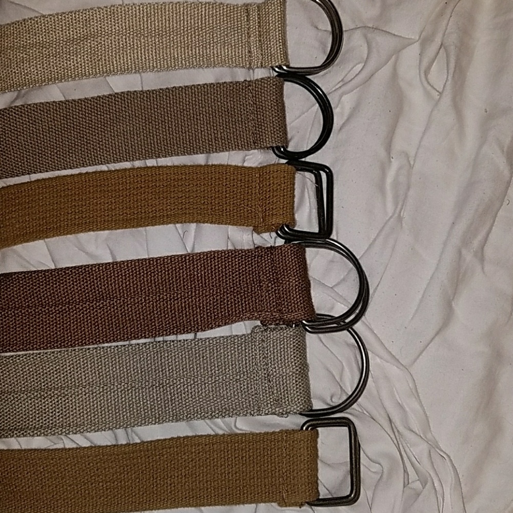 Fabric Belts - Pack of 6 - Size 28-30